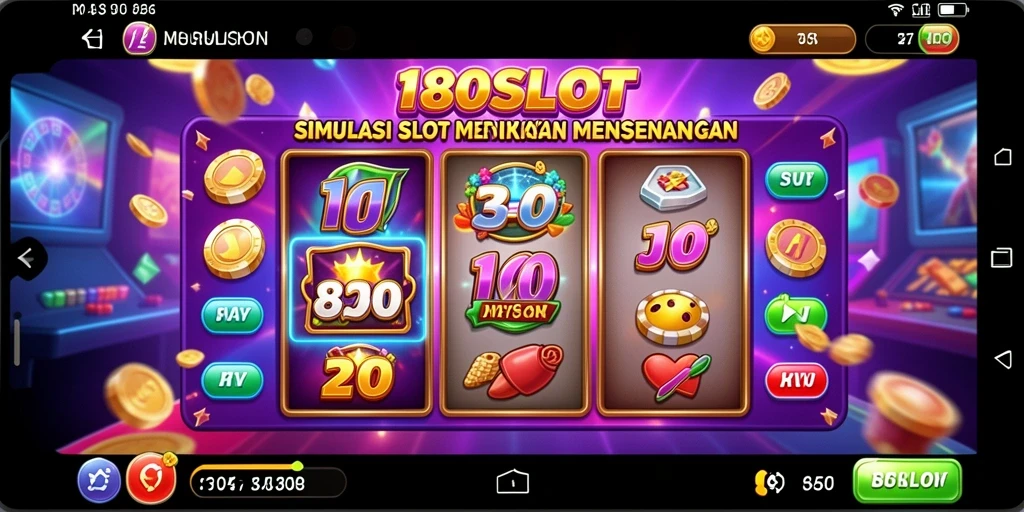 Tampilan gameplay 180SLOT yang menegangkan dan mengasyikkan.