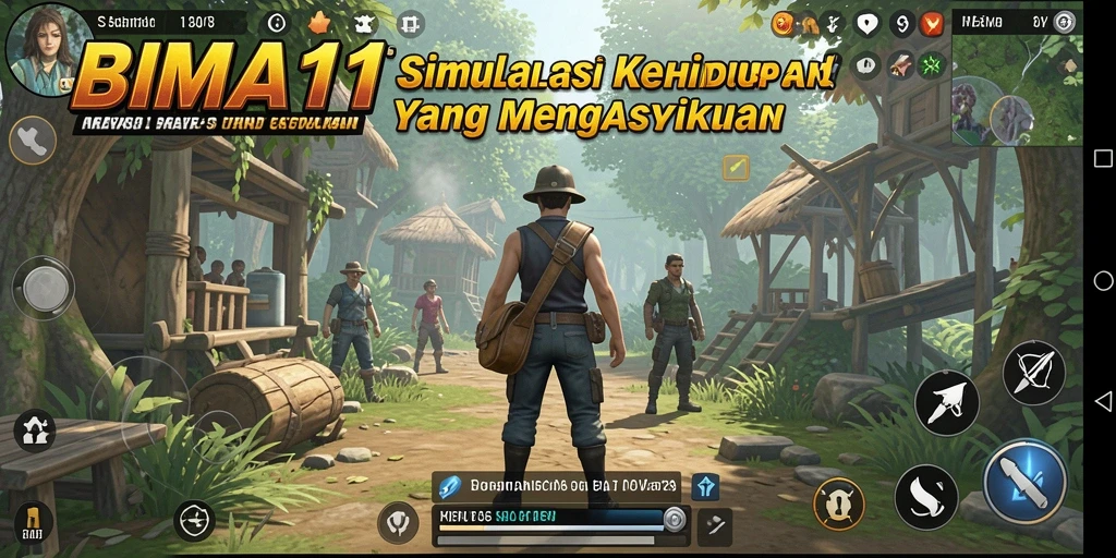 Screenshot utama BIMA11 menampilkan pengalaman simulasi yang mendalam dan menarik.