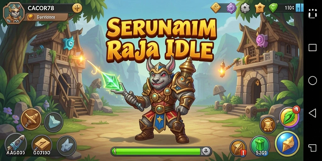 Tampilan penuh warna dan gameplay seru di CACOR78.