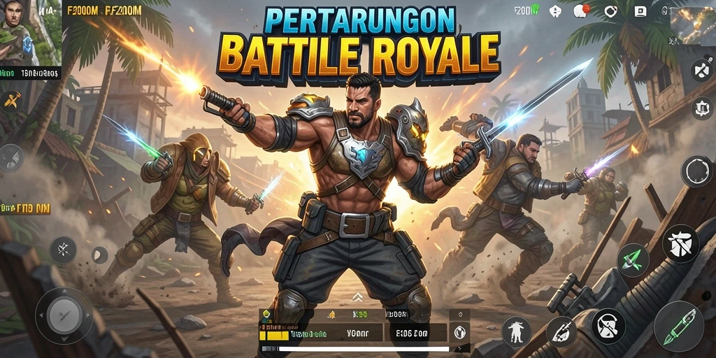 Gameplay seru dan pertarungan mendebarkan di F200M.