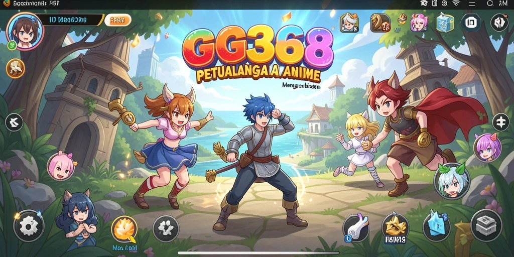 Gameplay seru GG368 dengan karakter anime yang menarik.