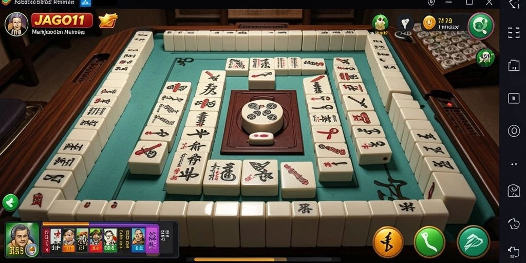 Tangkapan layar JAGO11 menampilkan gameplay menarik Mahjong yang mendebarkan.