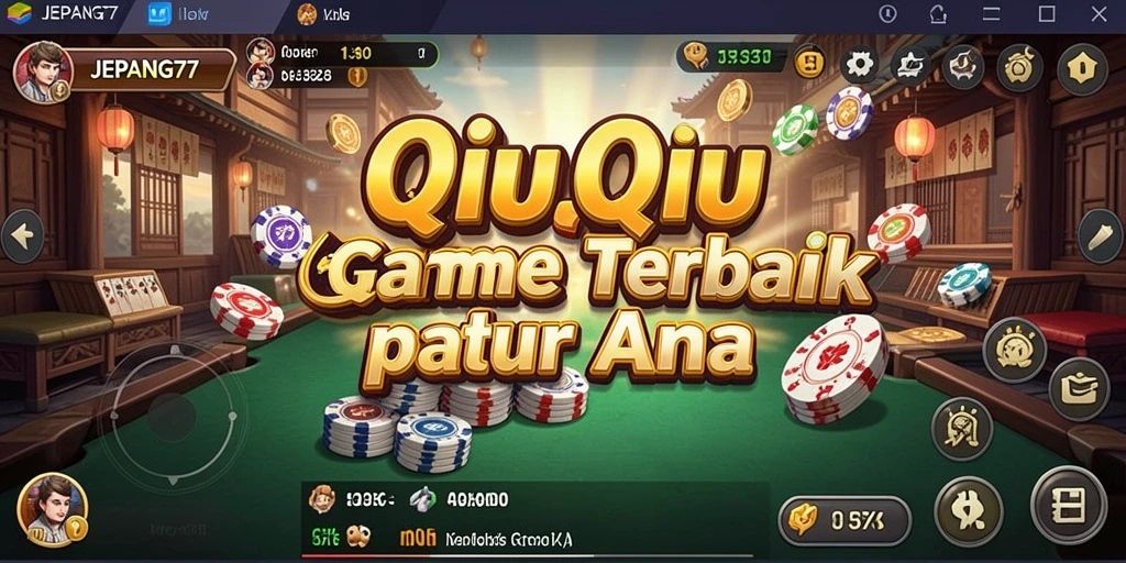 Screenshot gameplay QiuQiu JEPANG77 yang menegangkan.