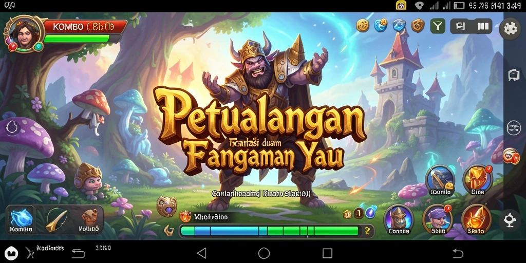 Tangkapan layar KOMBO88 menampilkan aksi epik dalam petualangan ARPG.