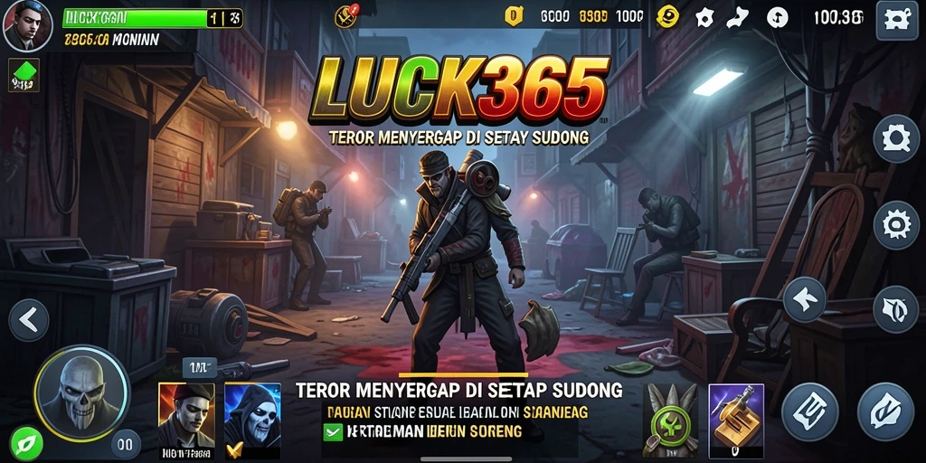 Gameplay menegangkan LUCK365 dengan nuansa Horror yang mencekam.