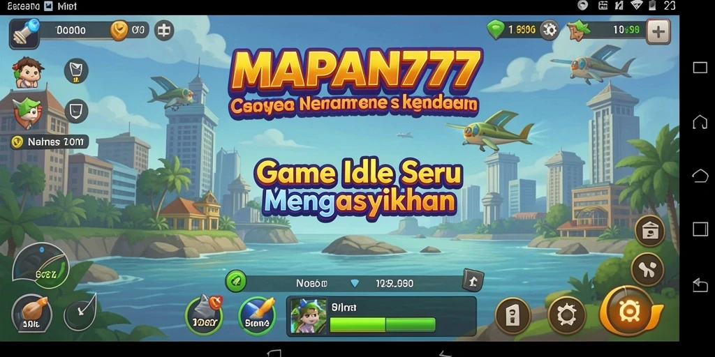 Screenshot utama menunjukkan karakter beraksi dalam gameplay Idle yang menarik.