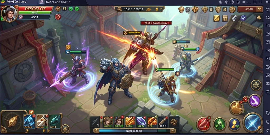 Tampilan gameplay PESGSLOT yang seru dan menantang.