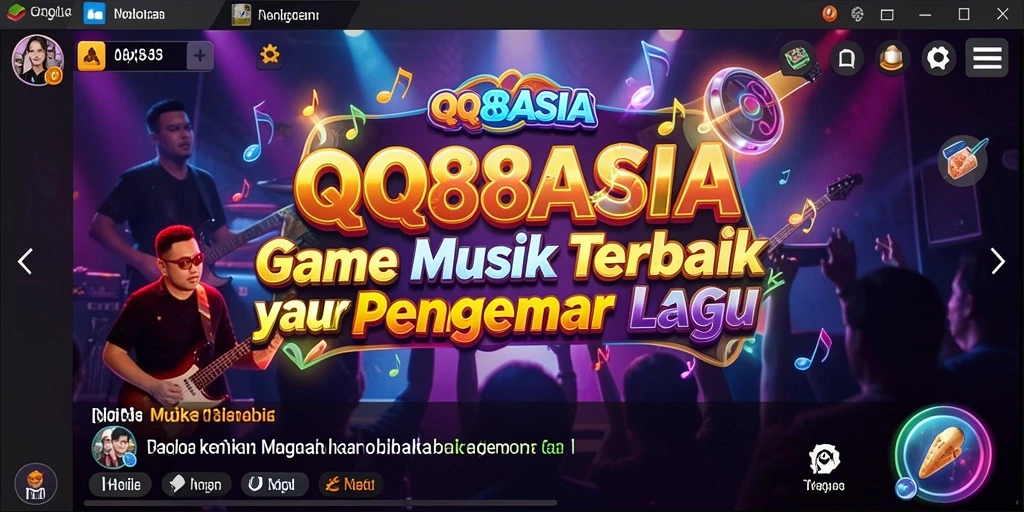 Tampilan menarik gameplay musik di QQ88ASIA yang menghibur.