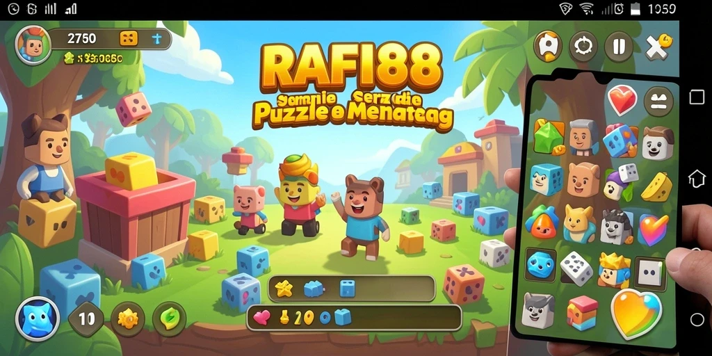 Tampilan gameplay dari RAFI88 yang penuh warna dan menantang.
