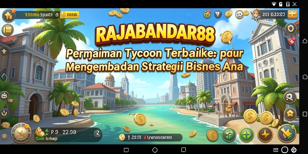 Tampilan menarik gameplay RAJABANDAR88 di dunia Tycoon.