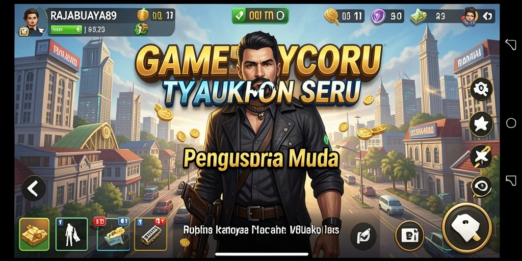Tangkapan layar utama RAJABUAYA89 menampilkan aksi gameplay Tycoon yang menarik.