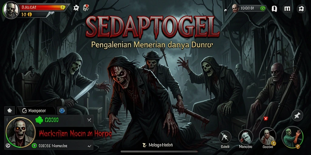 Gameplay menakutkan di SEDAPTOGEL dengan suasana yang mencekam.