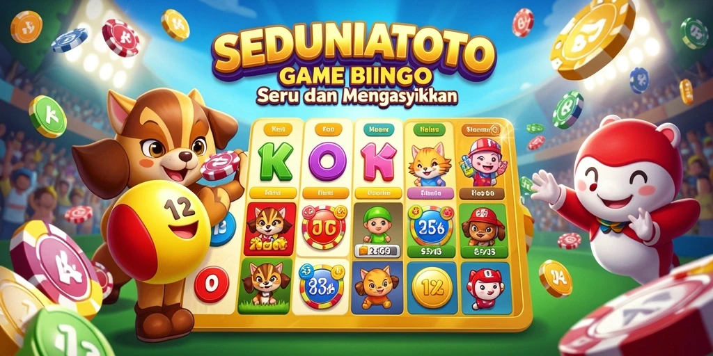 Tampilan gameplay seru dari SEDUNIATOTO yang penuh warna.