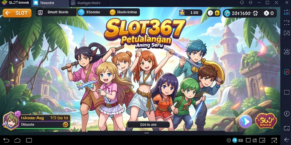 Screenshot permainan SLOT367 menampilkan karakter anime yang dinamis dan gameplay menarik.