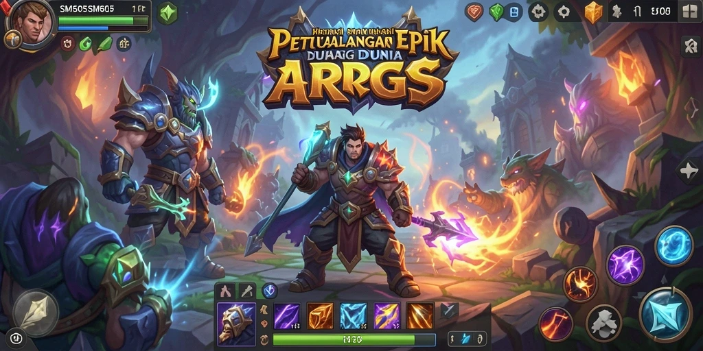 Gameplay mendebarkan dalam dunia ARPG yang luas.